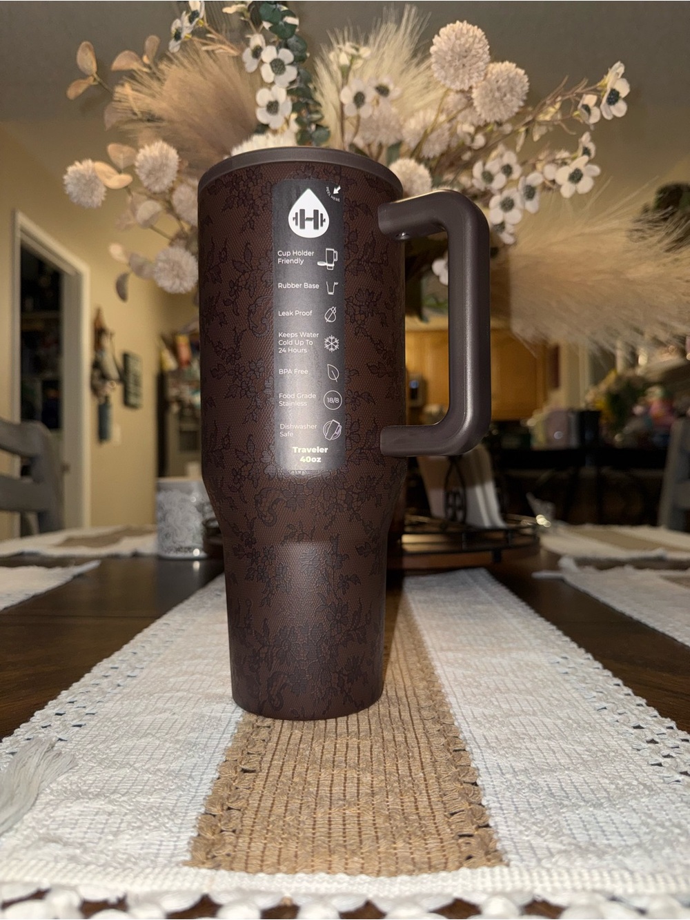 Espresso 40oz Traveler Tumbler